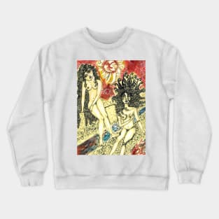 Ellas van al rio Crewneck Sweatshirt